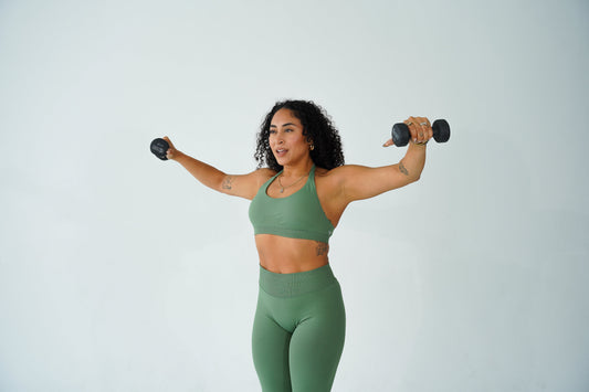 Active woman doing high-energy bodyweight cardio intervals for stamina and cardio endurance