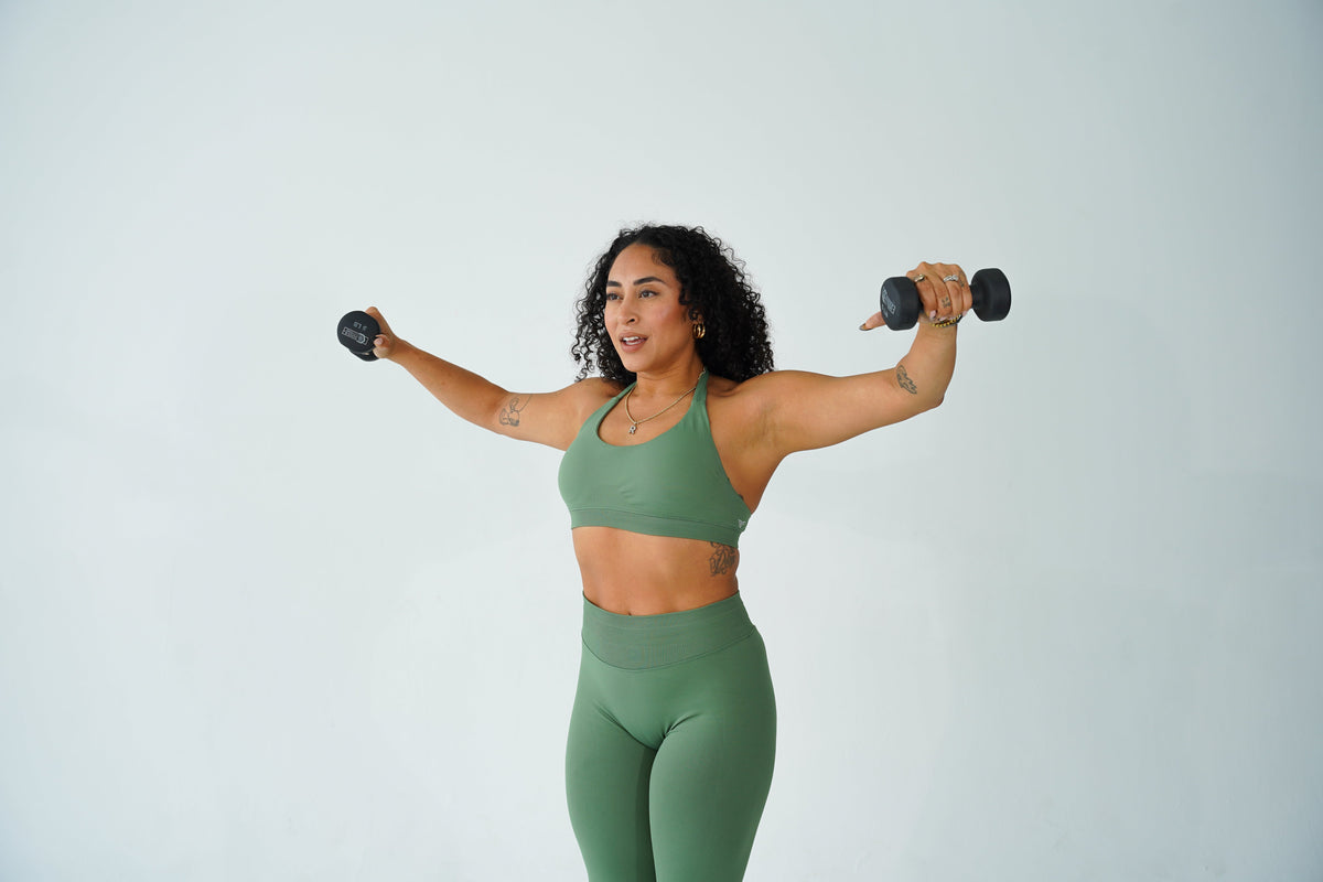 Active woman doing high-energy bodyweight cardio intervals for stamina and cardio endurance