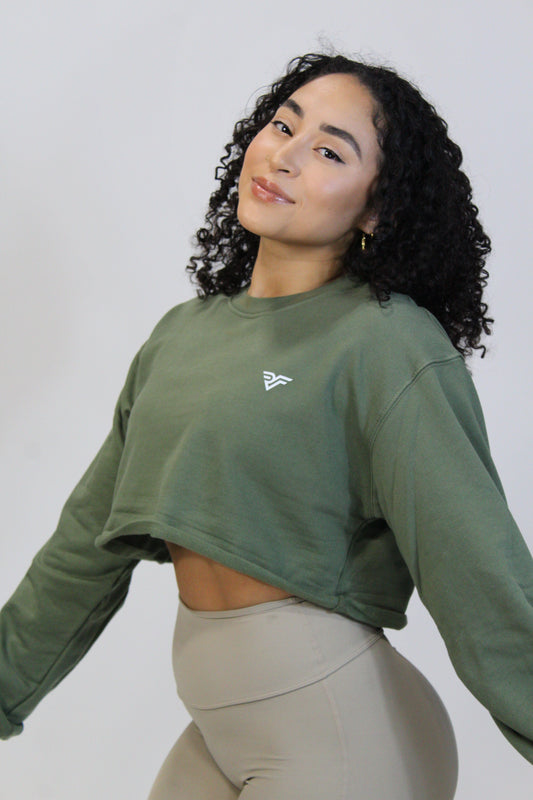 Flow Crop Crewneck