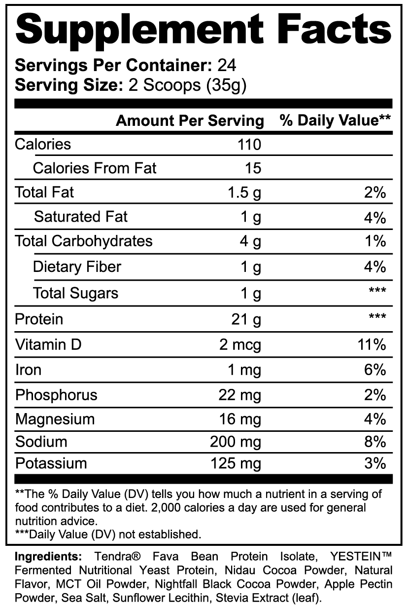 Clean Bean Plant Protein - Chocolate