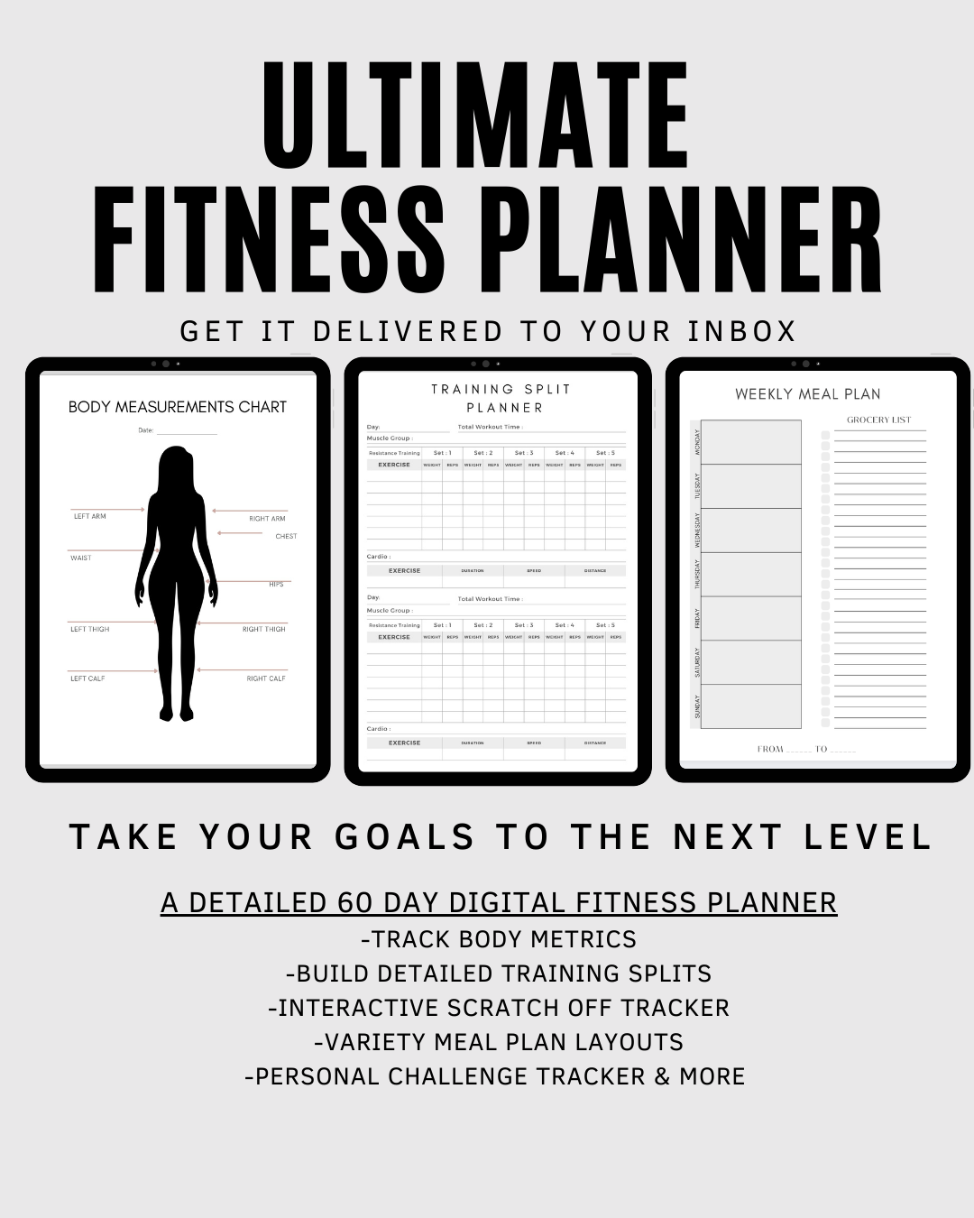 60 DAY FITNESS PLANNER