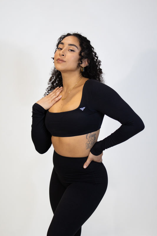 MUV Longsleeve Bra- Black