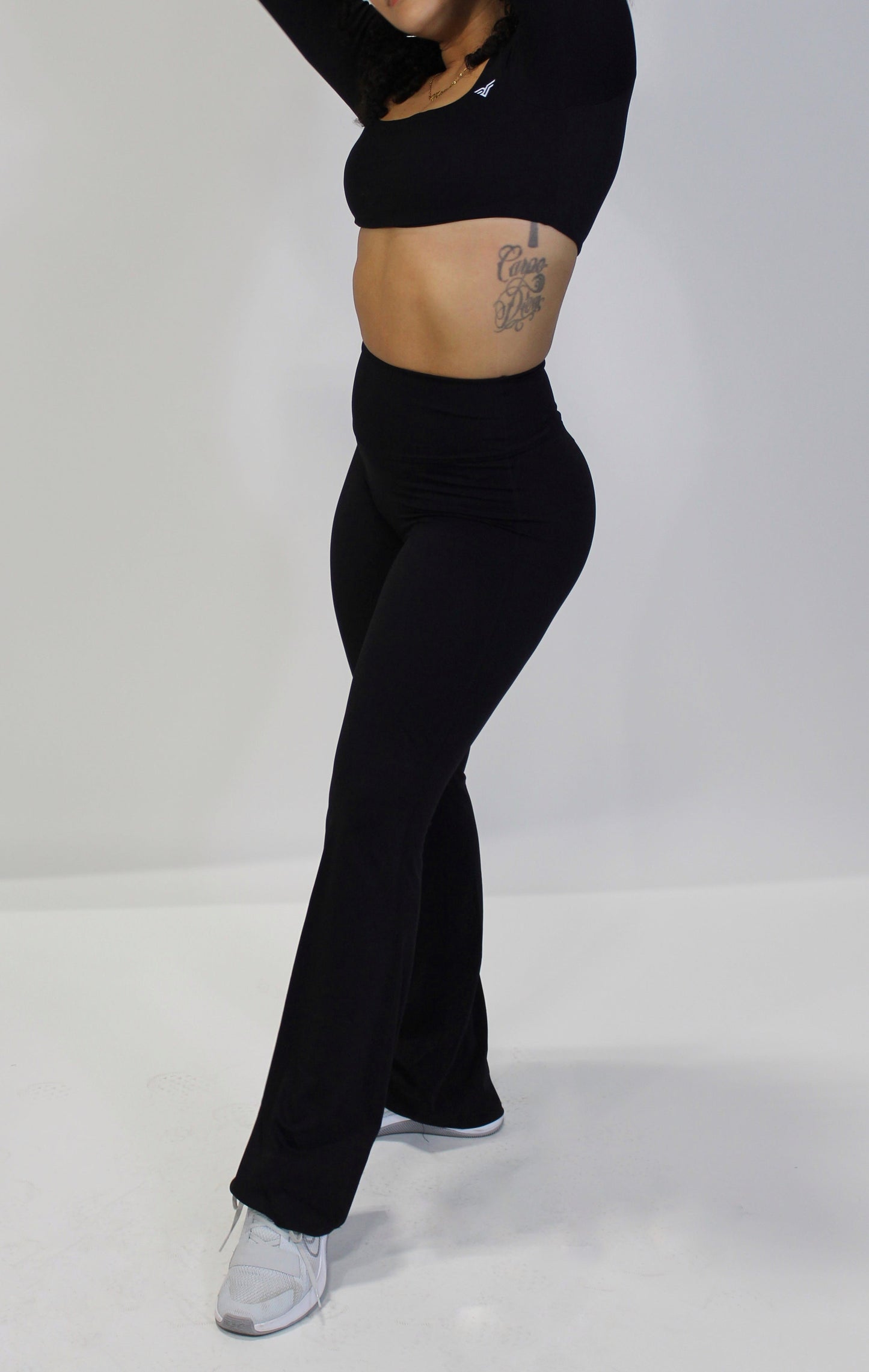 MUV Bellbottom Leggings- Black